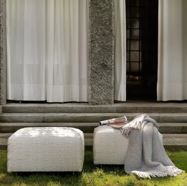 Bangkok Outdoor Polyurethane Foam Pouf by Flexform