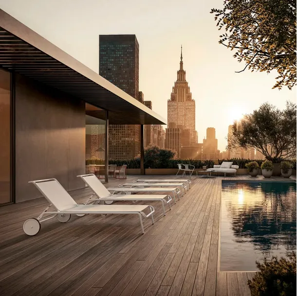 Day Bed Calipso in synthetic fiber by Flexform