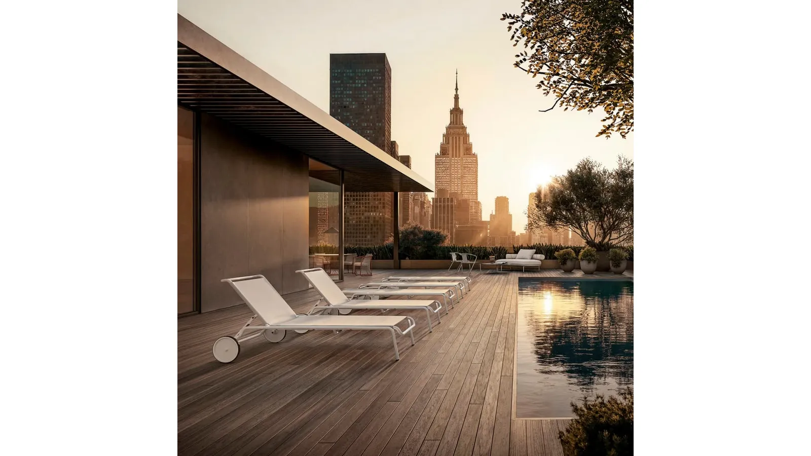 Day Bed Calipso in synthetic fiber by Flexform