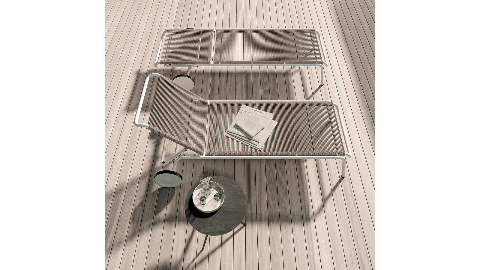 Day Bed Calipso in synthetic fiber by Flexform