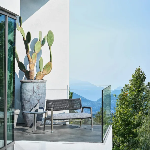 Flexform Ortigia Outdoor Wooden Sofa
