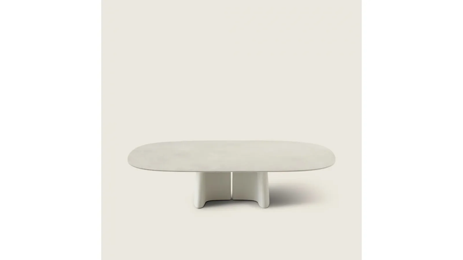 Tara Outdoor Concrete Side Table by Flexform