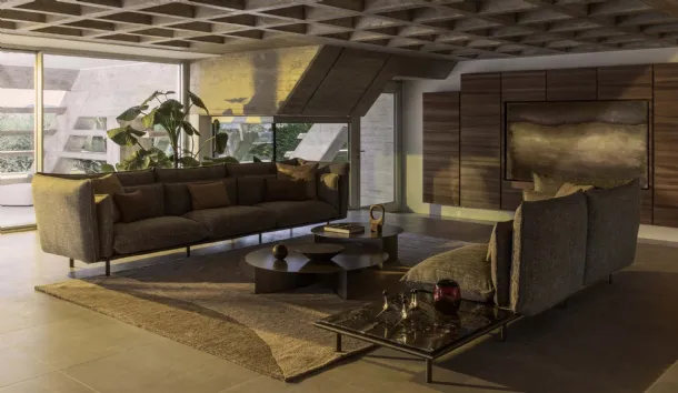 A2 linear sofa by Flou