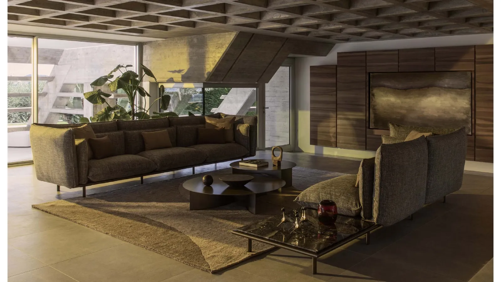 A2 linear sofa by Flou