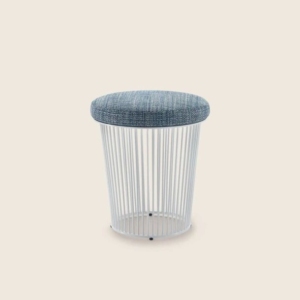 Berry Outdoor Pouf in fabric and metal by Flexform